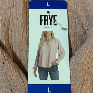 Frye Women's Blush Textured Blouse